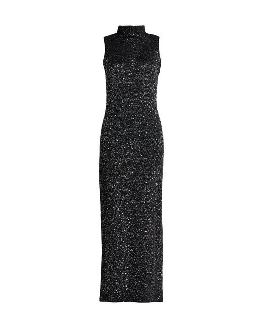 Max Mara Black Sequin Dresses