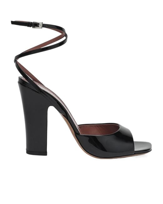 Paris Texas Black Lara Sandals