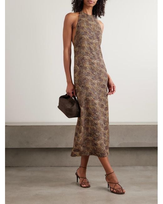 tove brown dress TOVE Inez Maxi Dress | Brown