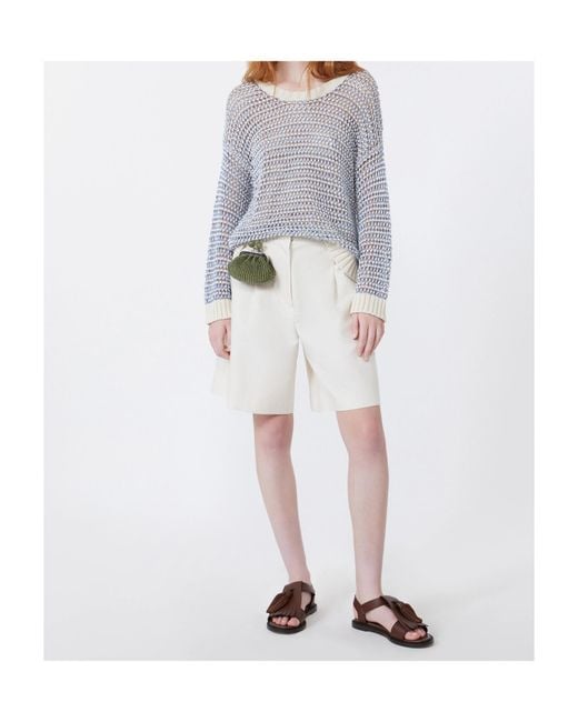 Weekend by Maxmara Blue Wkdonirica Mesh Jumper