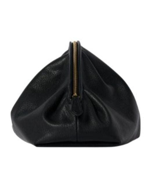 The Row Black Charlotte Clutch Bag