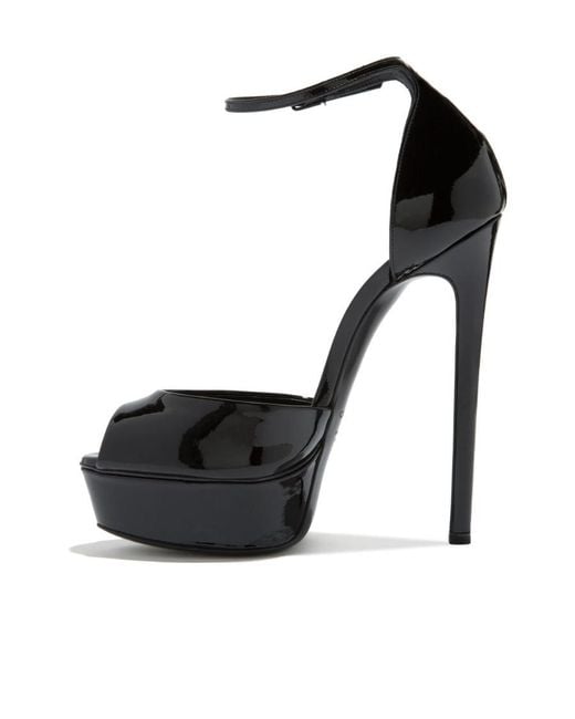 Casadei Black Flora Pumps