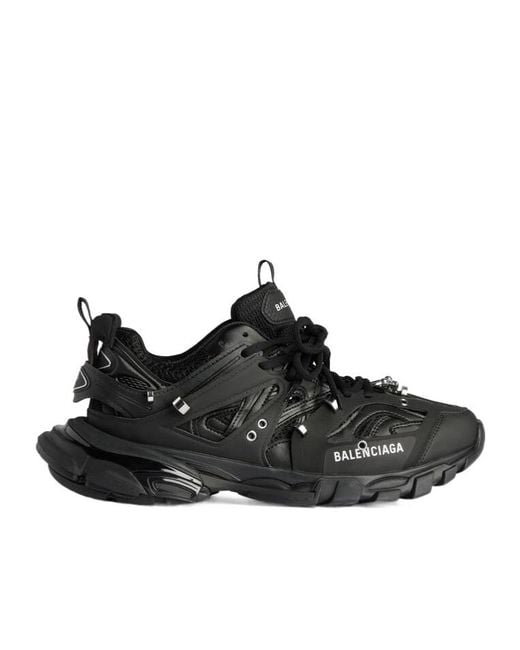 Balenciaga Black Track Piercing Sneakers for men