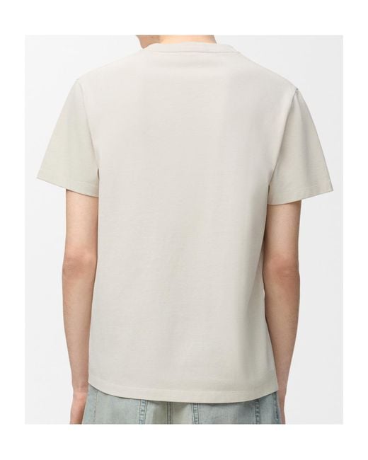 Loewe White Anagram Pocket T-Shirt for men