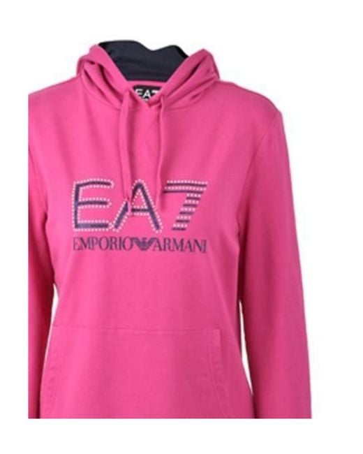 EA7 Pink Long-Sleeved Sweater