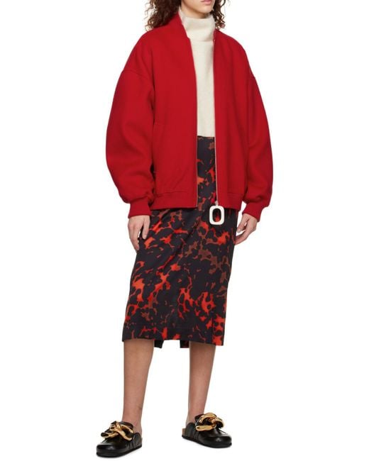 J.W. Anderson White Cut-Out Detailed Cropped Jumper