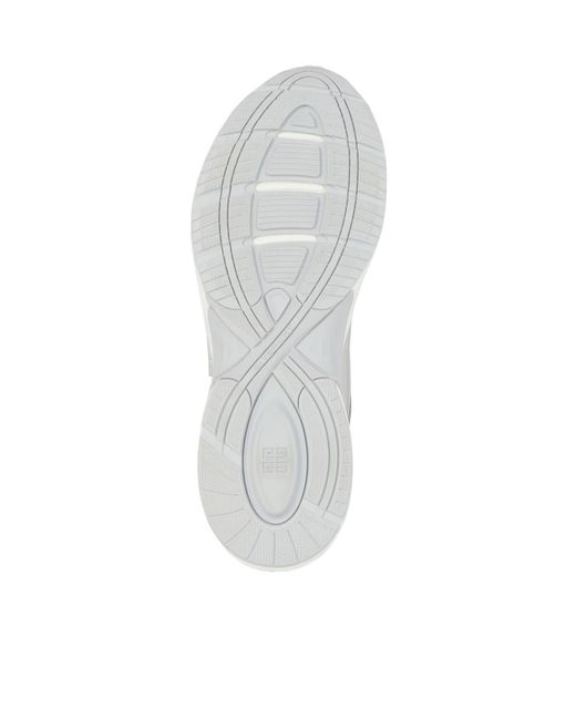 Givenchy Gray Nfnty-52 Lace-Up Sneakers for men