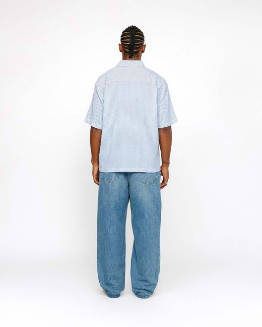 Stussy Blue Five-Pocket Jeans for men