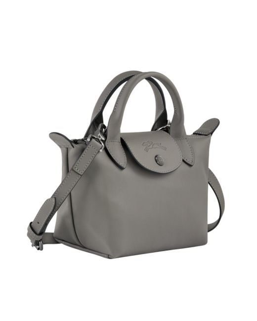 Longchamp Gray Le Pliage Xtra Xs Handbag