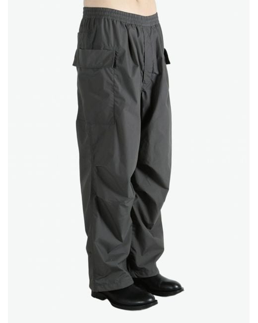 Nanamica Gray Straight-Leg Cargo Pants for men