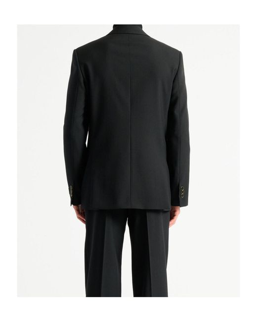 Balmain Black Wool 2-Button Jacket for men