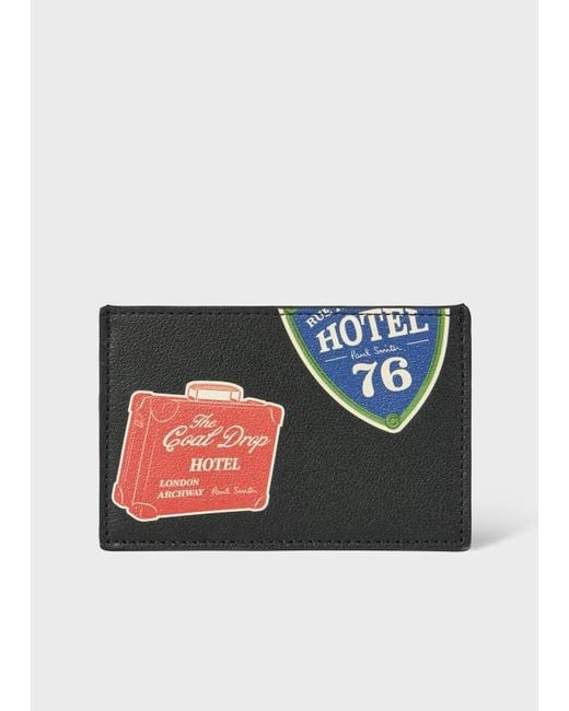 Paul Smith Green Logo Card Holder for men