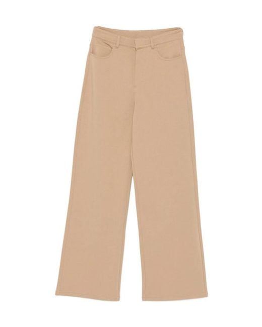 Max Mara Natural Casual Pants With Belt Loops
