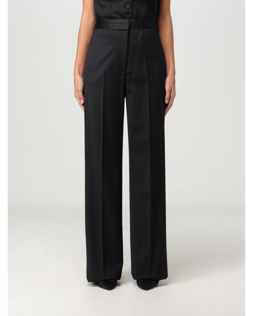 Semicouture Black Side Pocket Trousers