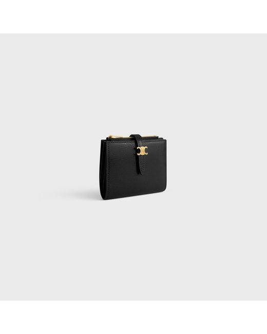 Céline Black Clasp Wallet