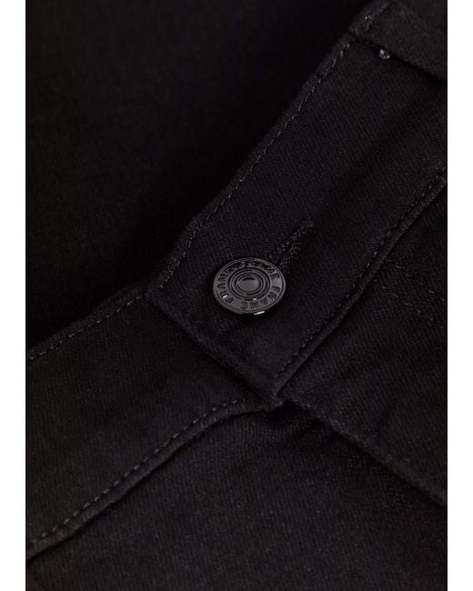 FRAME Black Le Slim Palazzo Wide-Leg Jeans