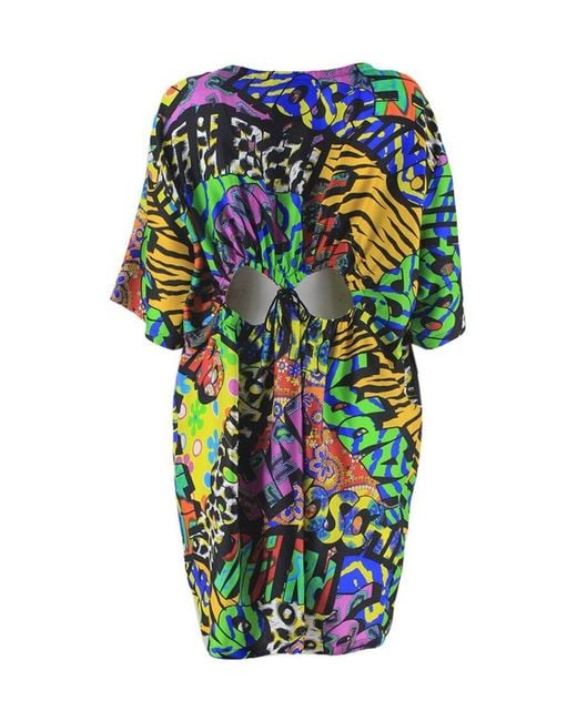 Moschino Multicolor Printed Loose Dress