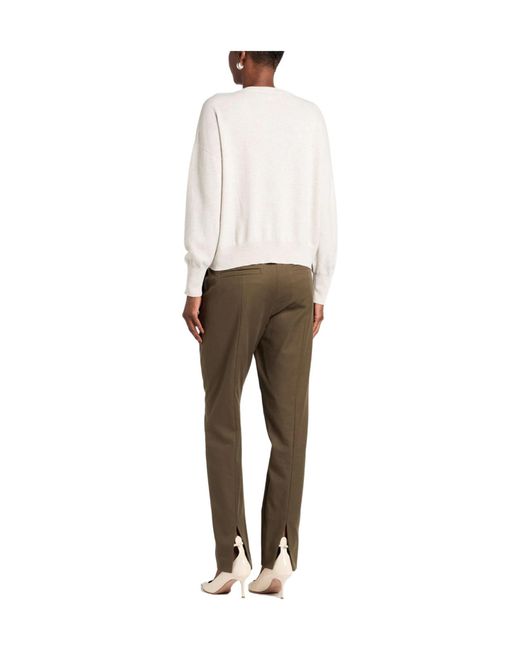 Brunello Cucinelli Natural Long Sleeves Jumpers