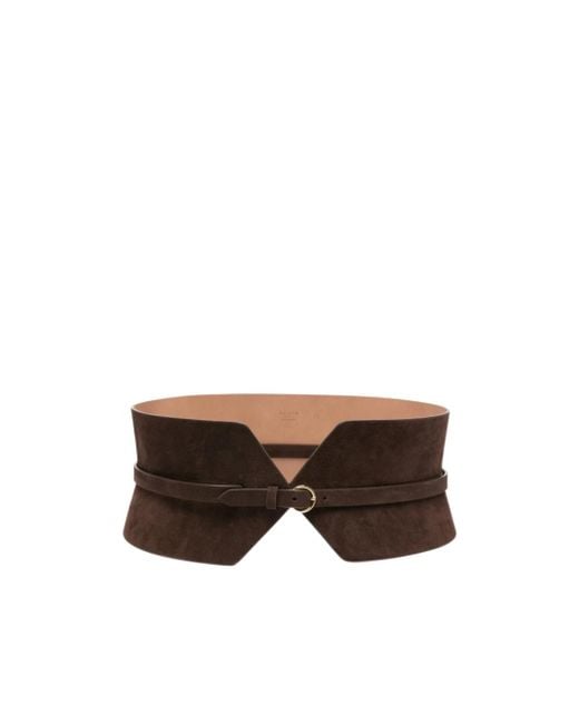 Alaïa Brown Wide Belt