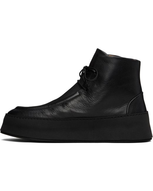 Marsèll Black Cassapana Ankle Boots for men