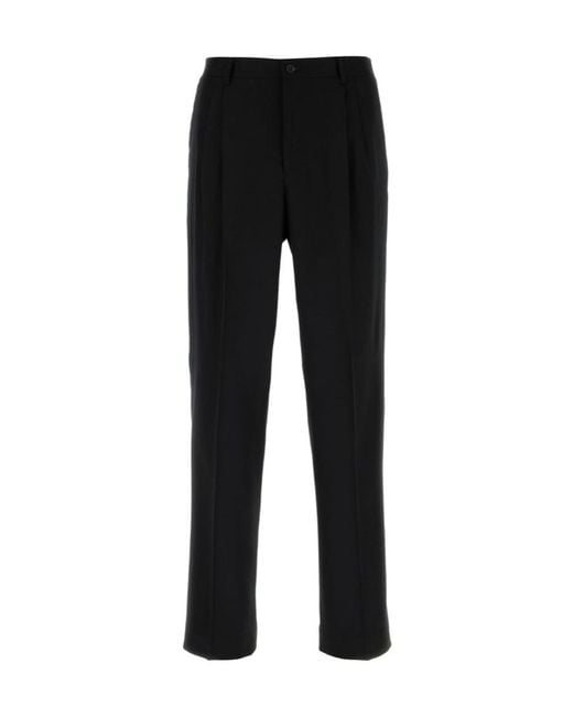 Canali Black Wool Pant for men