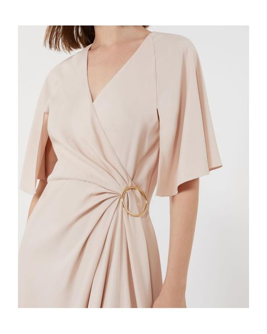 Max Mara Pink Viscose Envers Satin Dress