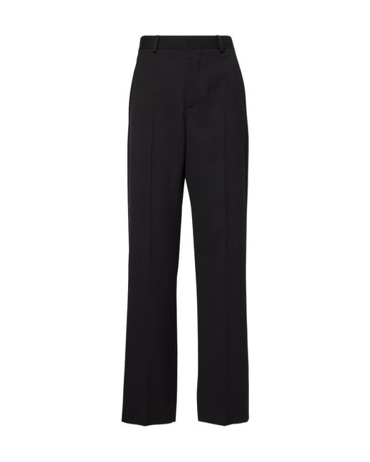 Wardrobe NYC Black Straight-Leg Casual Pants