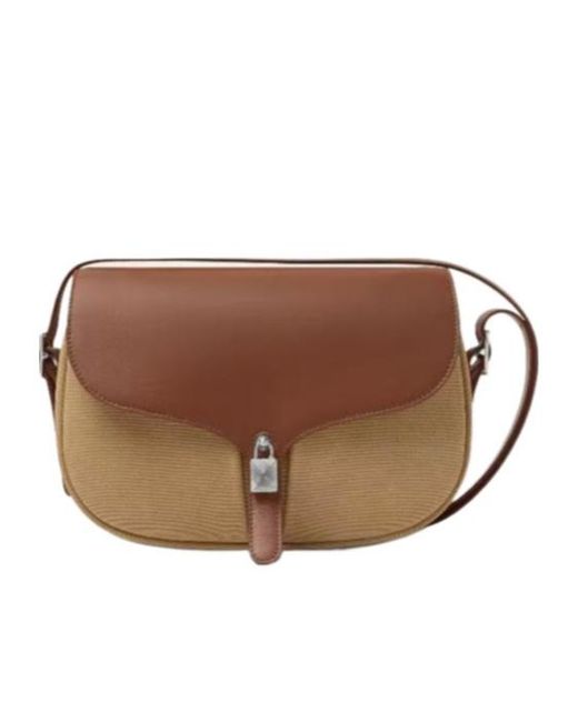 Loro Piana Brown Linn Shoulder Bag
