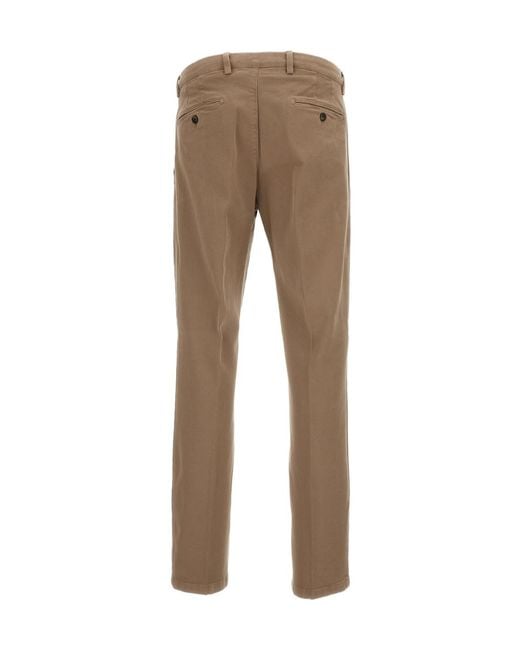 Briglia 1949 Gray Casual Trousers With Belt Loops for men