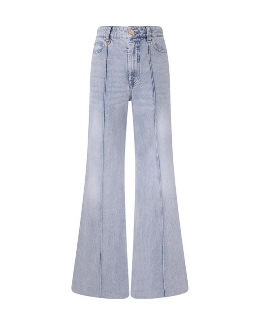 Zimmermann Blue Denim Wide Leg Jeans