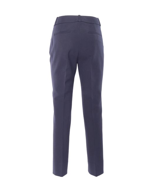 Peserico Blue Slim Fit Chino Pants