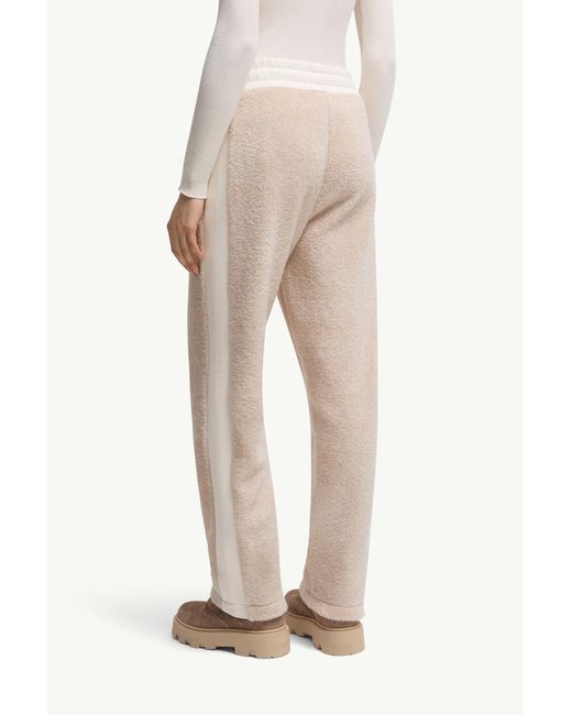 Moncler Natural Teddy Track Pants