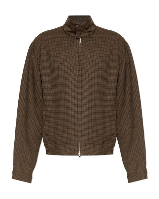 Dries Van Noten Green Zipper Jacket for men