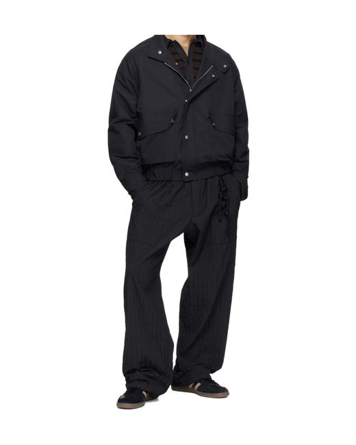 Song For The Mute Blue Flight Jacket for men