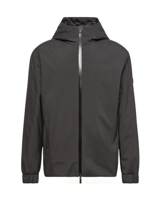 Moncler Gray Trelatete Hooded Down Jacket for men