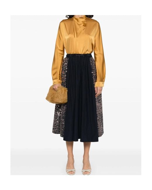 Forte_forte Orange Silk Blouse