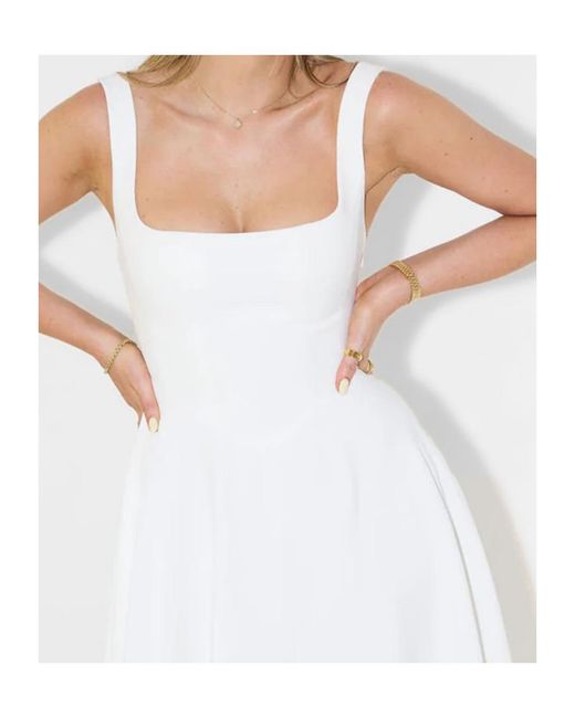 Christopher Esber White Sleeveless Dress