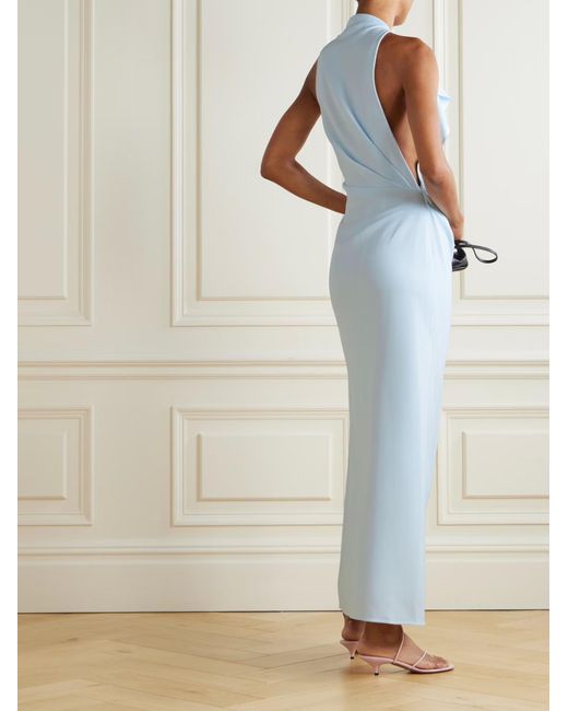 Proenza Schouler Blue Devyn Pleated Dress