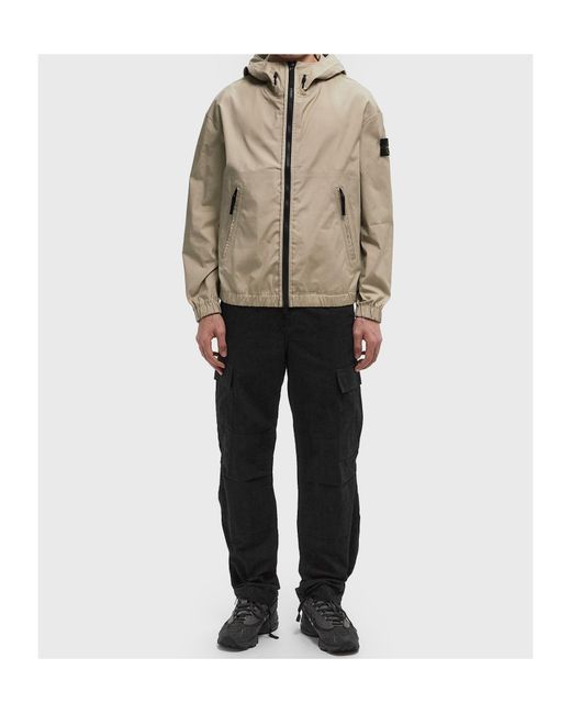 Stone Island Natural Watro-Tc Hooded Jacket for men