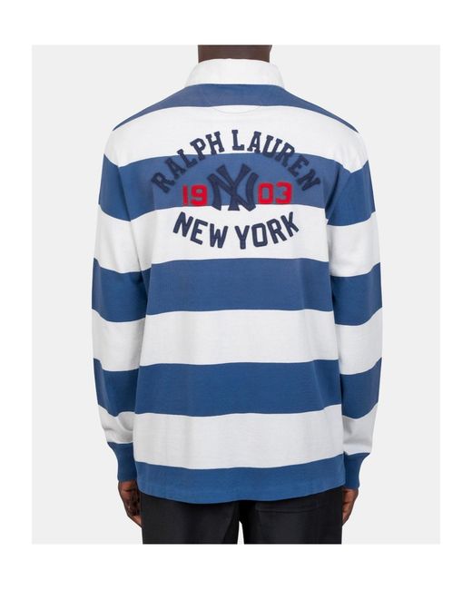 Polo Ralph Lauren Blue Long Sleeve Polo Shirt for men