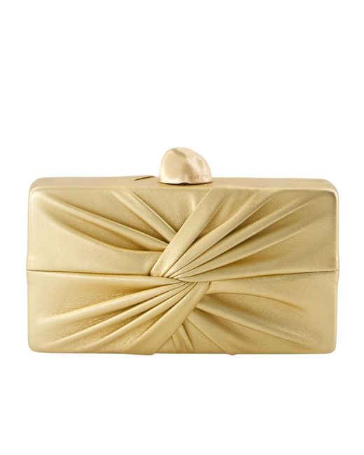 Cult Gaia Natural Lisse Clutch Bag