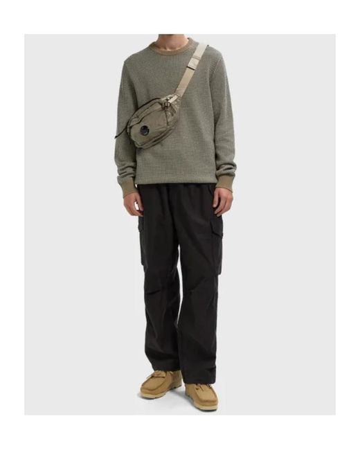 Barbour Gray Wells Crew-Neck Sweater for men