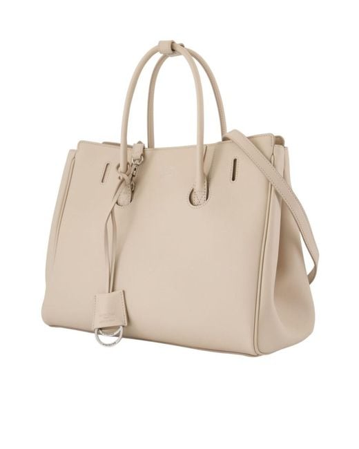Balenciaga Natural Hampton Small Carry Bag