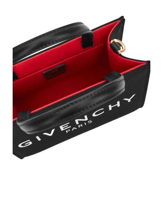 Givenchy Black Mini G Tote Shopping Bag