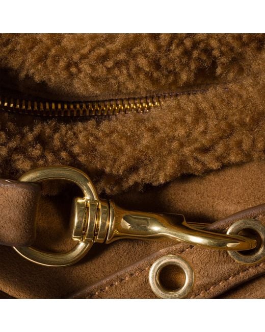 Miu Miu Brown Aventure Zipped Shoulder Bag