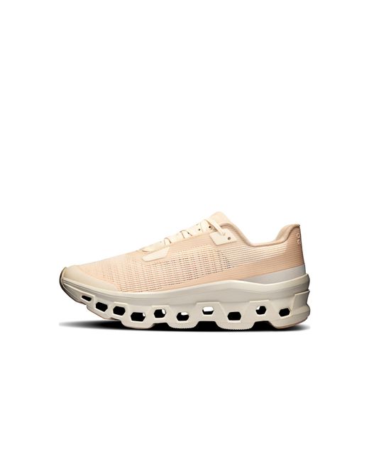 On Shoes Natural Cloudmonster Void Sneakers