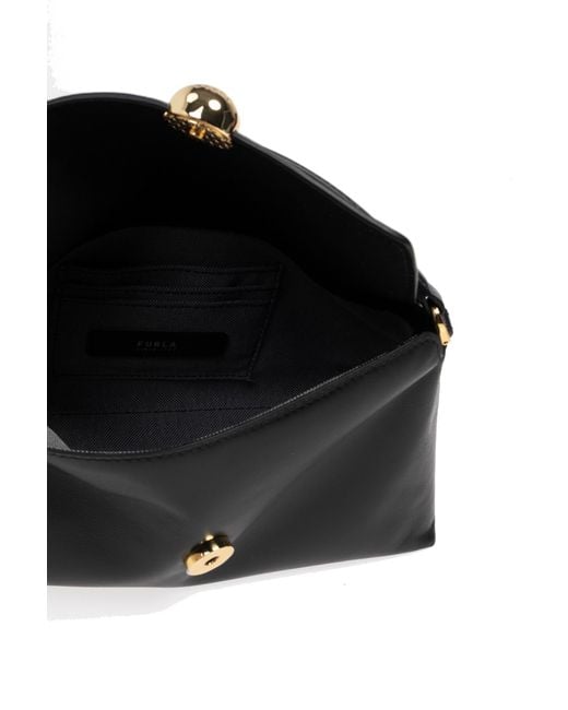 Furla Black Sfera Mini Tote Bag