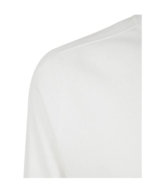 C P Company White The Metropolis Series Crewneck Knit for men