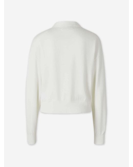 Jacquemus White The J Cardigan