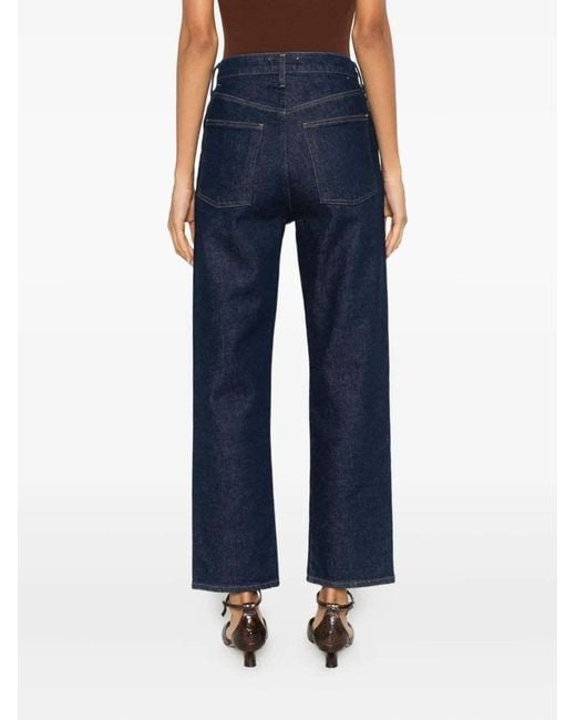 Agolde Blue Belt Loop Jeans